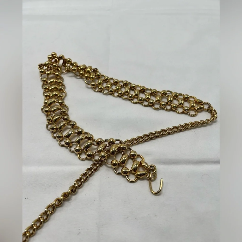 Gold chain belt